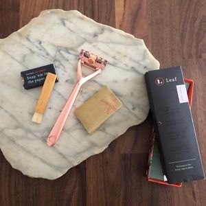 Leaf Rose Gold Razor 💗 1-3 Single Blades